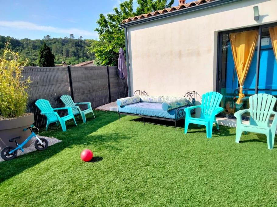 Vila Maison Climatisee Avec Piscine Chauffee Cazilhac  Exteriér fotografie